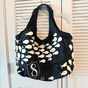 FIGHTING EEL Canvas Bag BLACK FISH